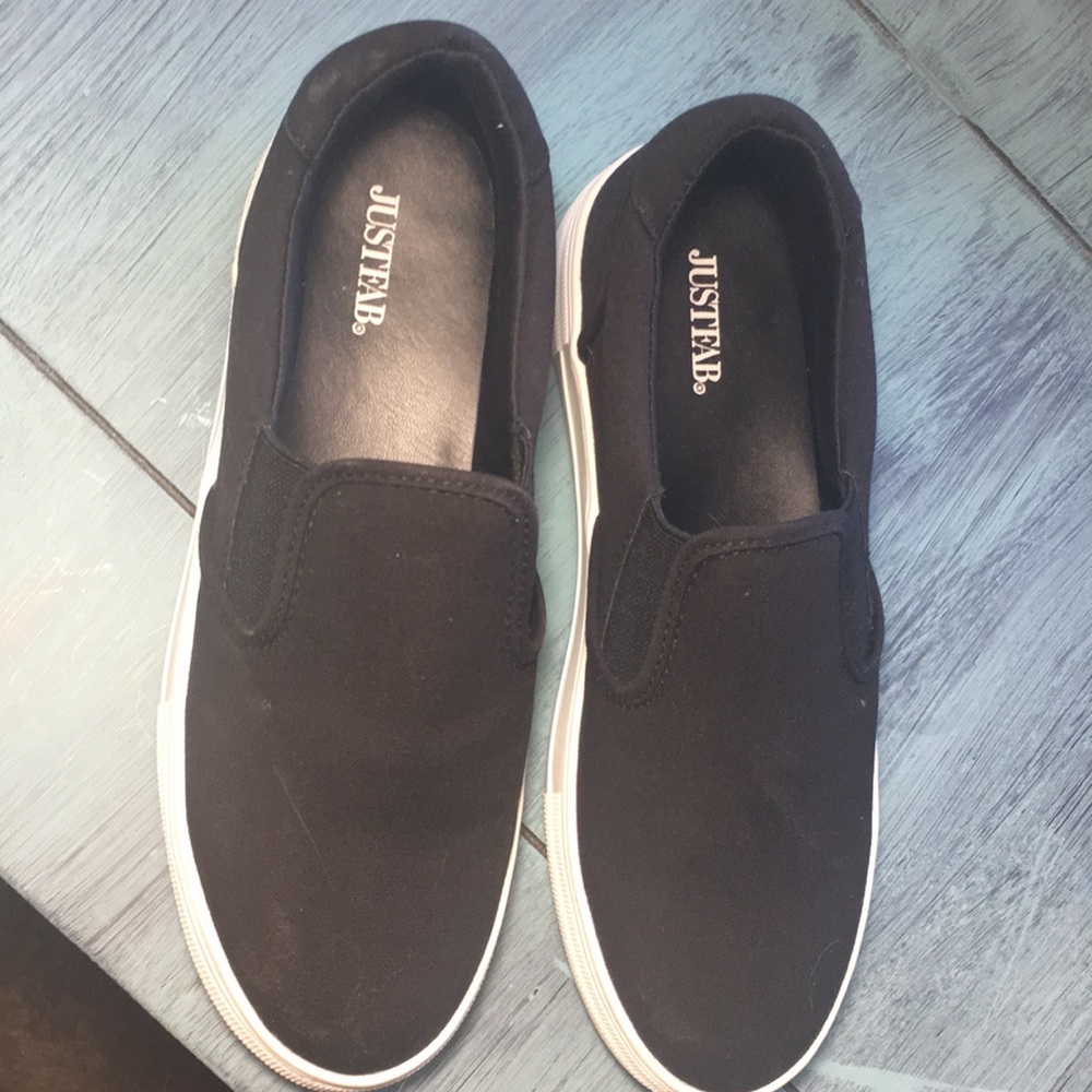 Black slip on vans. Brand new, never worn